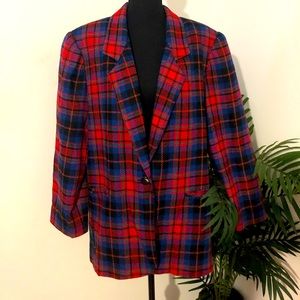 Plaid blazer